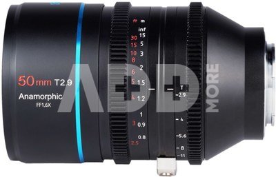 SIRUI ANAMORPHIC LENS 1,6X FULL FRAME 50MM T2.9 Z-MOUNT