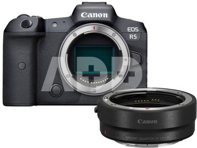 Canon EOS R5 body + adapter EF-EOS-R