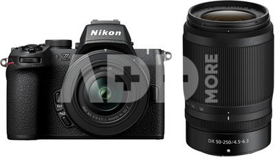 Nikon Z50II + 16-50mm f/3.5-6.3 VR + 50-250mm f/4.5-6.3 VR