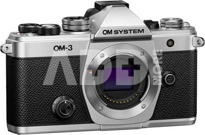 OM System OM-3 body silver