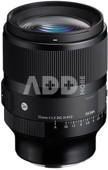 Sigma 35MM f/1.2 DG II ART SONY E