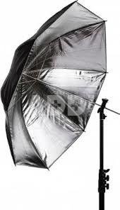 Skėtis Umbrela 109cm Black/Silver