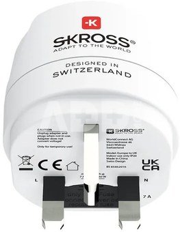 Skross travel adapter EU - UK