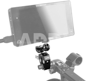 SMALLRIG 1138 DOUBLE BALLHEAD W/CLAMP & 1/4" SCREW