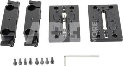 SMALLRIG 1798 BASEPLATE W/ DUAL 15MM ROD CLAMP