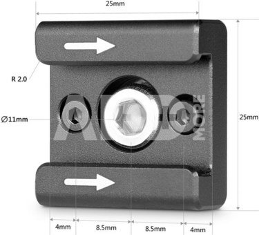 SMALLRIG 2060 COLD SHOE (2PCS PACK)