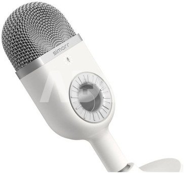 SmallRig 3492 Simorr Wave U1 USB Condenser Microphone(White)