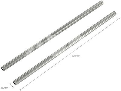 SMALLRIG 3684 15MM STAINLESS STEEL ROD - 40CM (2PCS)