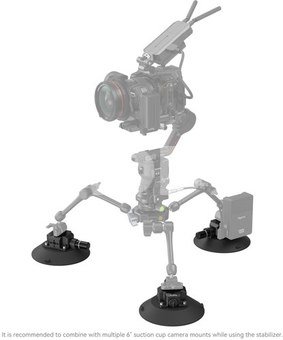 SMALLRIG 4114 SUCTION CUP 6" WITH CAMERA MOUNT