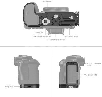 SMALLRIG 4160 L-BRACKET FOR CANON EOS R5/ R5C/ R6/ R6 MKII