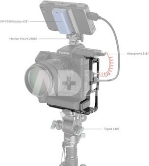SMALLRIG 4203 L-SHAPE MOUNT PLATE FOR FUJIFILM GFX100 II WITH BATTERY GRIP