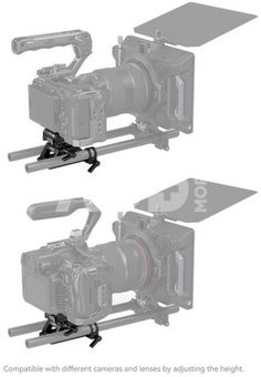 SMALLRIG 4233 HEIGHT ADJUSTABLE MOUNT PLATE KIT UNIVERSAL ARCA & MANFROTTO COMPATIBLE