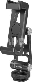 SMALLRIG 4382 METAL PHONE HOLDER WITH COLD SHOE MOUNT