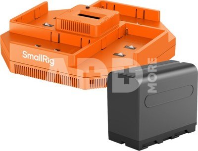 SmallRig 4834 NP-F970 4-Channel Camera Battery Charger & 4-Battery Kit