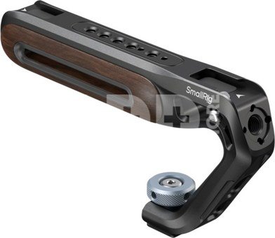 SmallRig 5250 Wooden Top Handle with Cold Shoe Mount