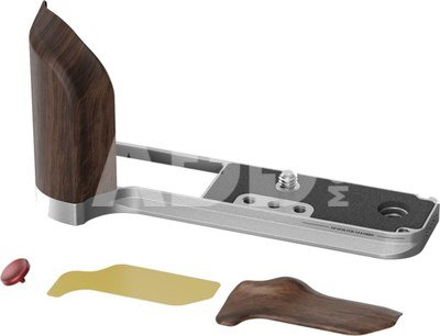 SmallRig 5265 L-Shape Mount Plate with Wooden Handle for FUJIFILM GFX100RF Silver