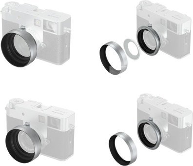 SmallRig 5393 Lens Hood for FUJIFILM X half Silver