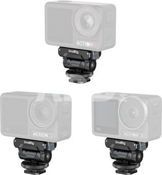 SmallRig 5436 Quick Release Support for DJI Osmo Action 5 Pro / 4 / 3 with Cold Shoe Adapter