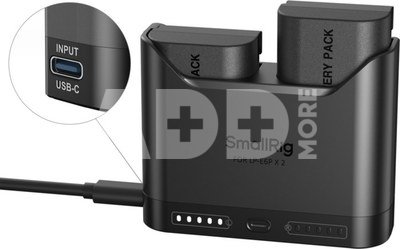 SmallRig 5484 Turbo Charging Kit for LP-E6NH Camera Batteries