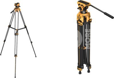SmallRig 5523 Video Tripod with Heavy-Duty Fluid Head AD-01 (BumbleBee Edition）