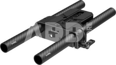 SmallRig 5609 Bottom Mount Plate with Dual 15mm Rod Clamp