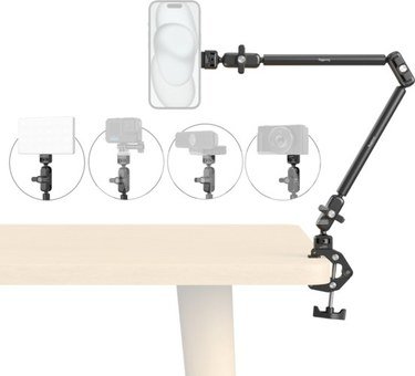 SmallRig 5626 Desktop Magic Arm with Crab-Shaped Clamp Kit (MagSafe-Compatible Edition)