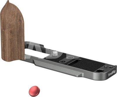 SmallRig 5668 L-Shaped Mount Plate w Wooden Handle for FUJIFILM X-T30 / T30 II / T30 III Charcoal