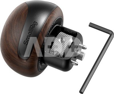 SmallRig 5926 Mini Wooden Side Handle with 1/4''-20 Locating Screw
