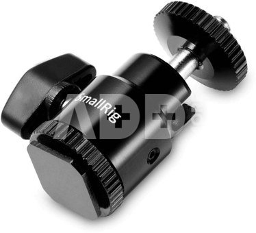 SMALLRIG 761 COLD SHOE MOUNT - BALLHEAD 1/4" SCREW