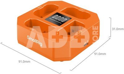 SmallRig 5747 Four-Channel Camera Battery Charger for EN-EL15c