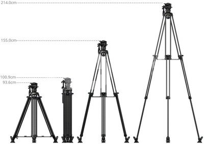SmallRig 5580 FSD16 FreeSpeed Heavy-Duty Carbon Fiber Tripod
