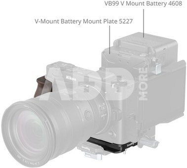 SmallRig 5906 L-Shaped Mount Plate with Wooden Handle for Nikon ZR