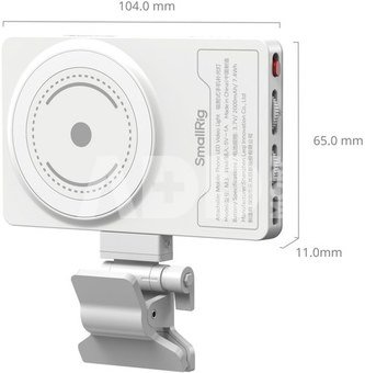 SmallRig M3 Attachable Mobile Phone LED Video Light (White) 5640