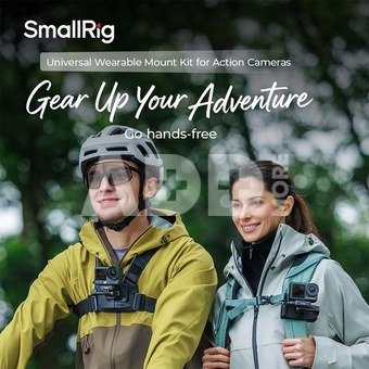 SmallRig 5720 Quick Release Chest Strap Mount for Action Cameras