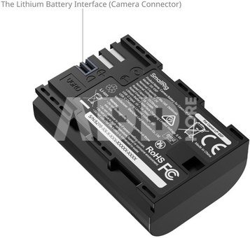 SmallRig 5298 USB-C Camera Battery with Power Display for Canon LP-E6P