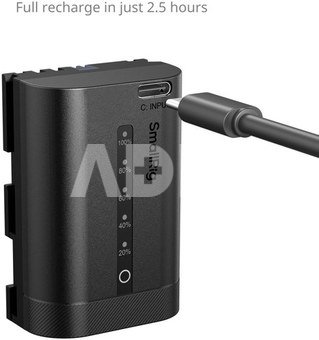 SmallRig 5298 USB-C Camera Battery with Power Display for Canon LP-E6P