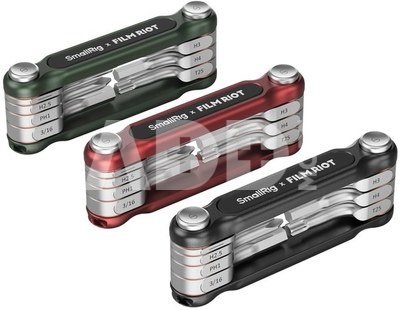 SmallRig 4374 x FILM RIOT 7-in-1 Folding Wrench Set with Multiple Angle Positioning Black