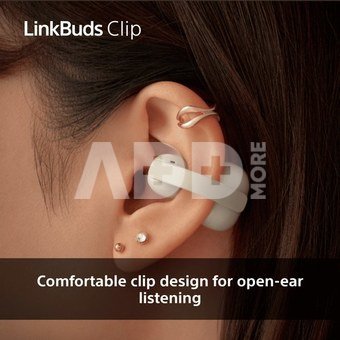 Sony LinkBuds WF-LC900 Clip Open-Ear Headphones, Greige | Sony