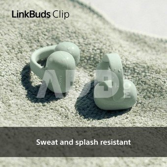 Sony LinkBuds WF-LC900 Clip Open-Ear Headphones, Greige | Sony