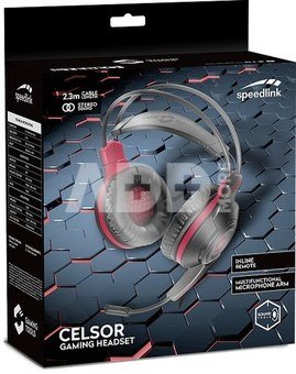Speedlink headset Celsor Gaming, black (SL-860011-BK)