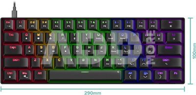 Speedlink keyboard Atmos RGB Rainbow US (SL-670015-BK-US)