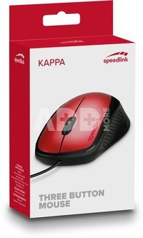 Speedlink mouse Kappa USB, red (SL-610011-RD)