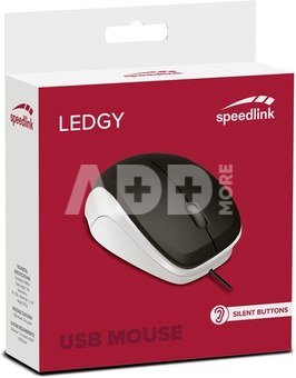 Speedlink mouse Ledgy Silent, black/white (SL-610015-BKWE)