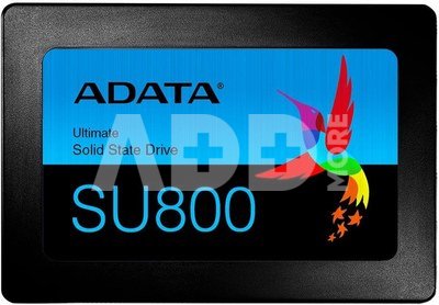 ADATA Ultimate SU800 1TB SSD form factor 2.5", SSD interface Serial ATA III, Write speed 520 MB/s, Read speed 560 MB/s