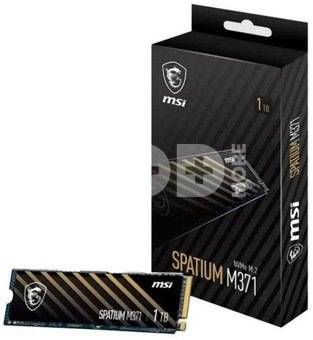 SSD|MSI|SPATIUM M371|1TB|M.2|PCIE|NVMe|3D NAND|Write speed 1700 MBytes/sec|Read speed 2350 MBytes/sec|2.15mm|TBW 210 TB|MTBF 1500000 hours|S78-440L870-P83