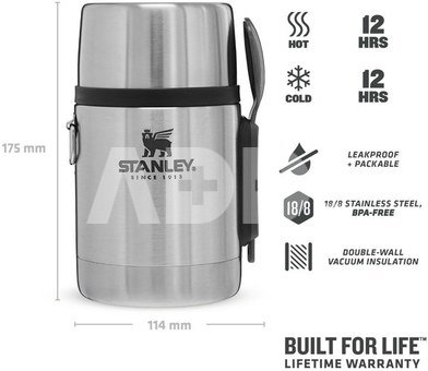 Stanley All In One Food Jar Stainless Steel Set 0,53 L