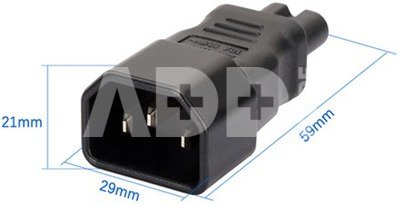 StudioKing Adapter Set PCA-C7A for C7 to C14 Power Cables