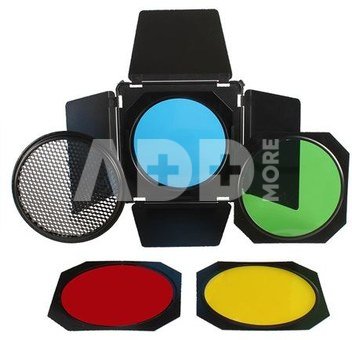 StudioKing Barndoor SK-BD95 for 9.5 cm Studio Flash