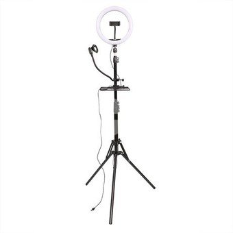 StudioKing LED Vlog Set SK-K190 with Ring Lamp and Microphone Holder