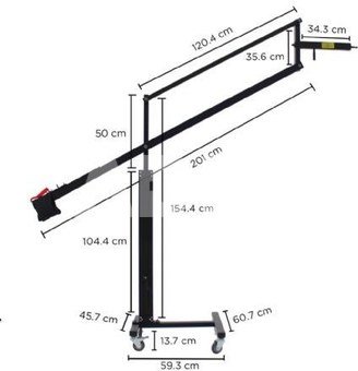 StudioKing Professional Light Boom + Light Stand FPT-3601
